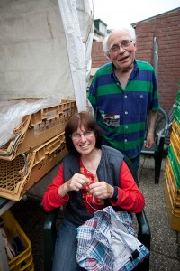 Poels met zijn vrouw